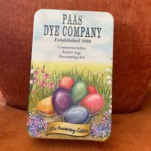 125th Anniversary PAAS Easter Dye Company Sealed Metal Box
